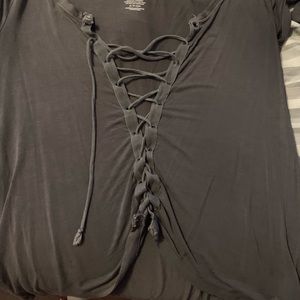 Gray soft and sexy T-shirt